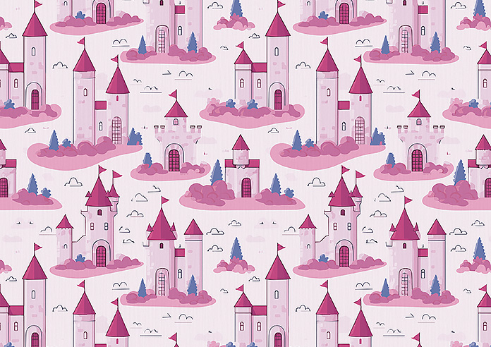 Royal Realm, Bubblegum Pink - Roman Blind - Image 7